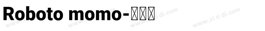Roboto momo字体转换